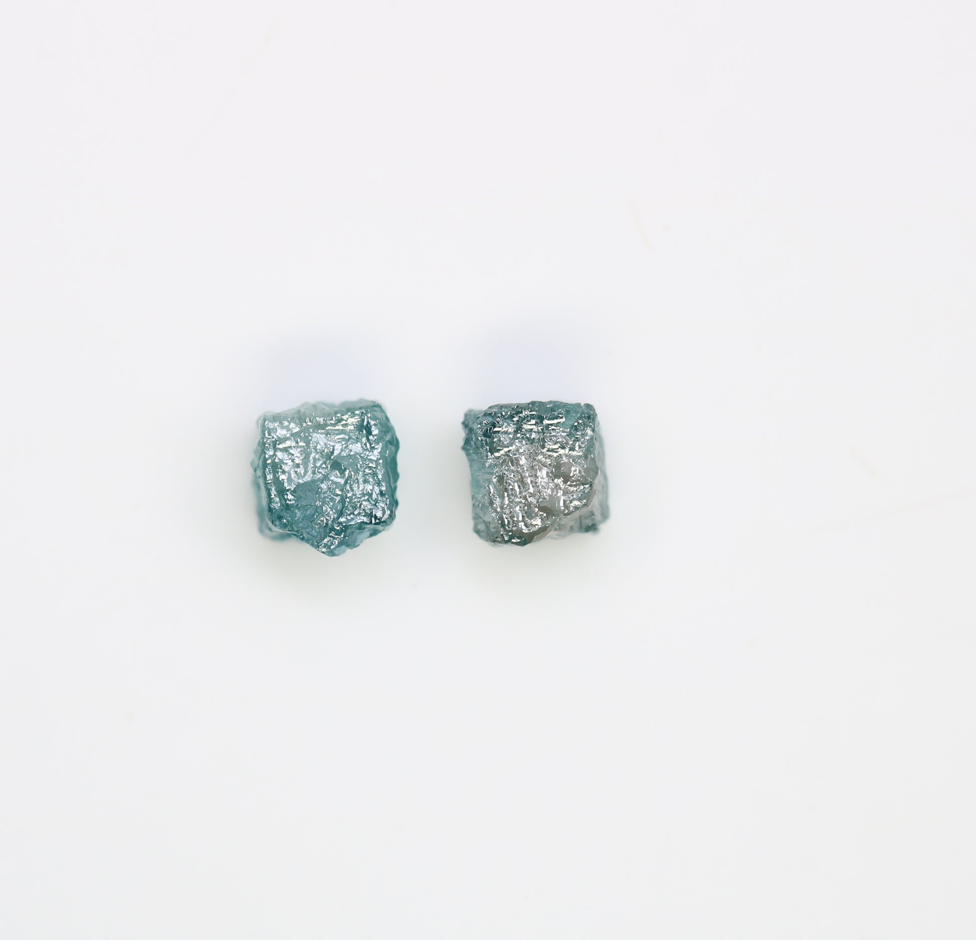 1.46 CT Cube Raw Blue Rough Diamond For Engagement Ring - JayKrishna Diamond