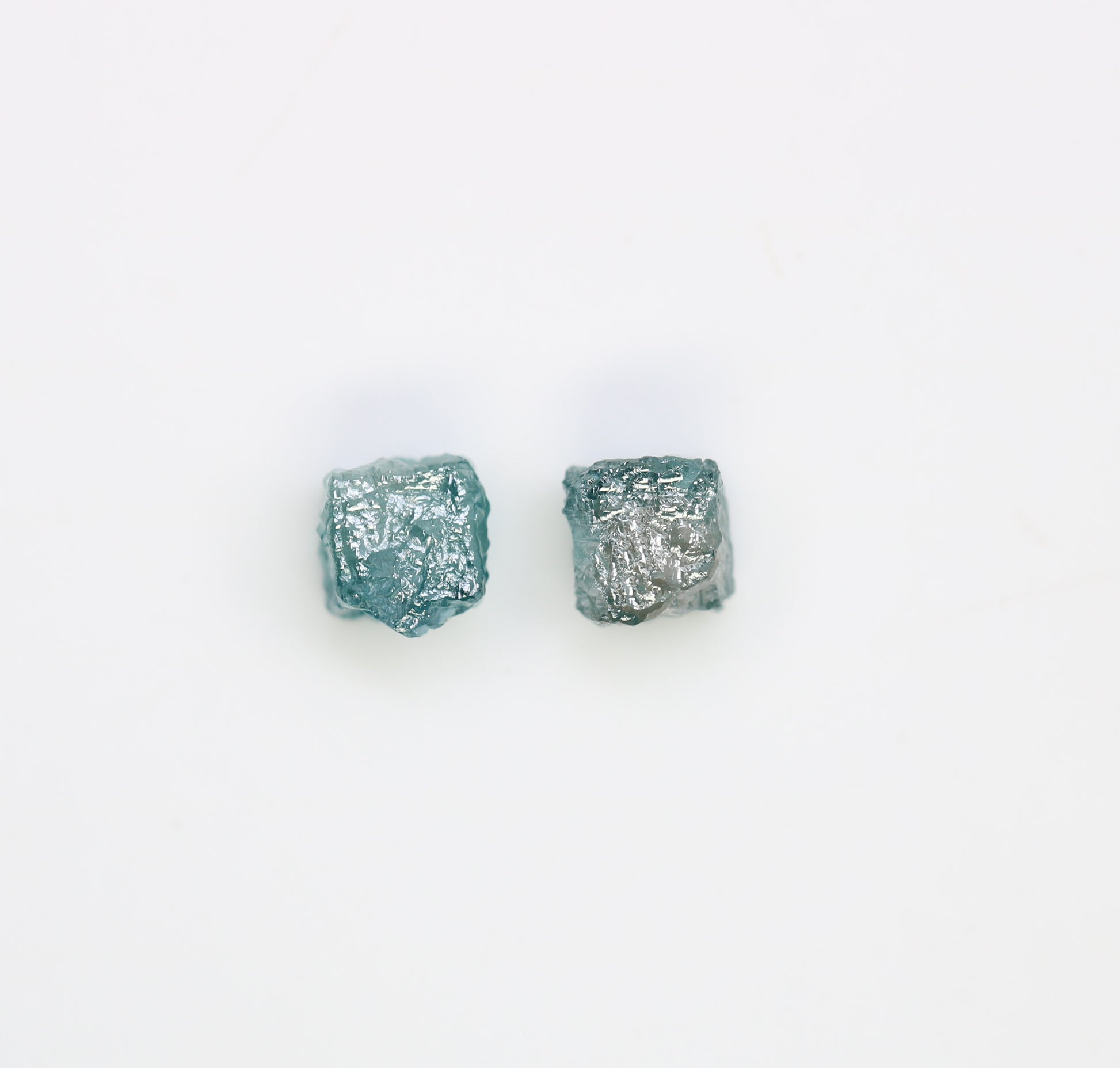 1.46 CT Cube Raw Blue Rough Diamond For Engagement Ring - JayKrishna Diamond