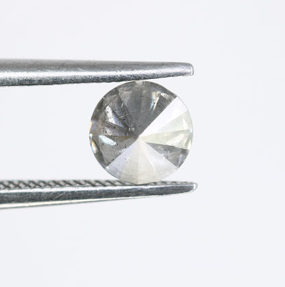 0.60 CT Salt and Pepper Round Brilliant Cut Diamond for an Elegant Engagement Ring: Unique Gemstone Jewelry - JayKrishna Diamond