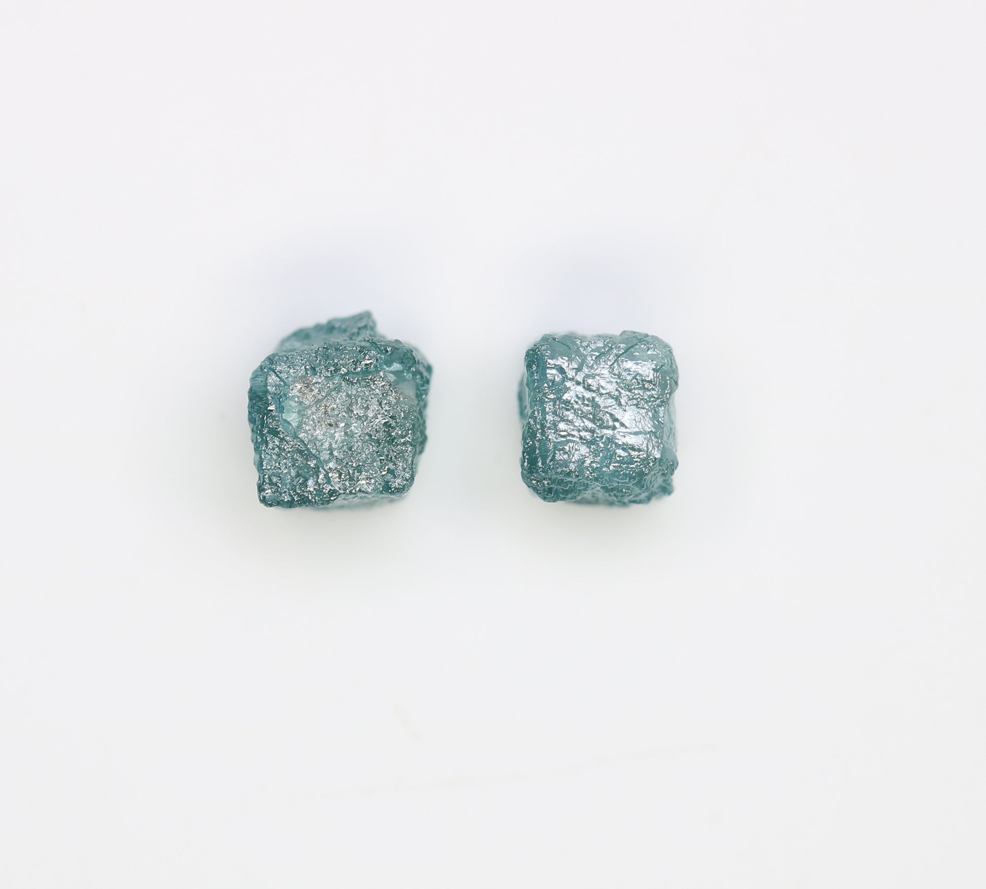 1.64 CT Cube Rough Raw Blue Diamond For Engagement Ring - JayKrishna Diamond