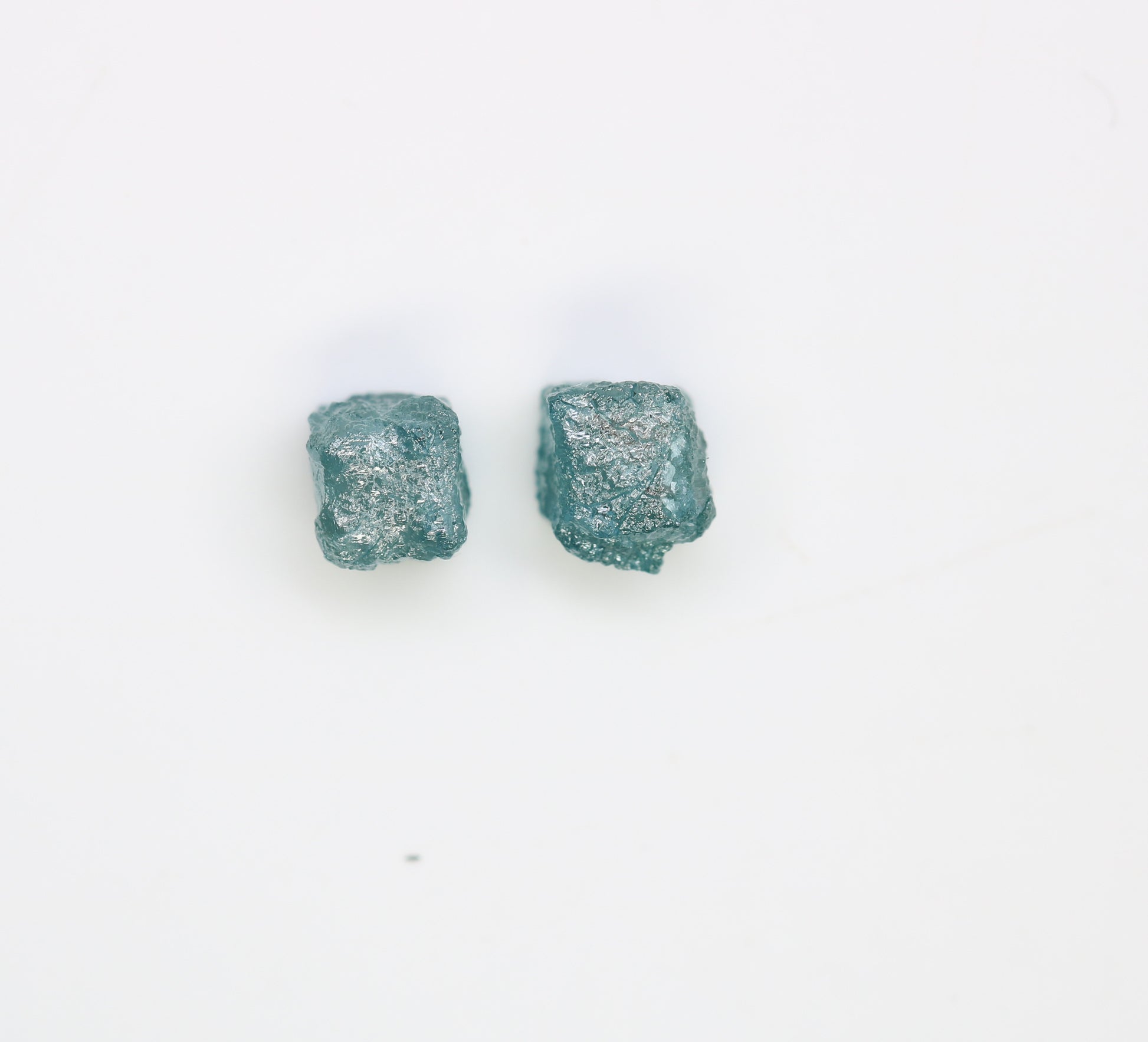 1.64 CT Cube Rough Raw Blue Diamond For Engagement Ring - JayKrishna Diamond