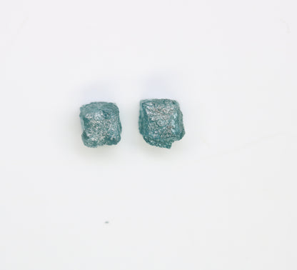 1.64 CT Cube Rough Raw Blue Diamond For Engagement Ring - JayKrishna Diamond