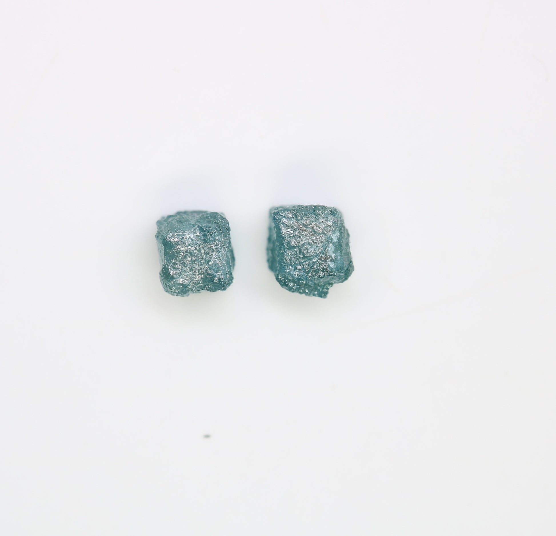1.64 CT Cube Rough Raw Blue Diamond For Engagement Ring - JayKrishna Diamond
