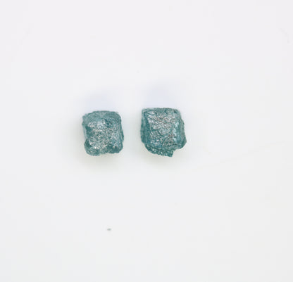 1.64 CT Cube Rough Raw Blue Diamond For Engagement Ring - JayKrishna Diamond