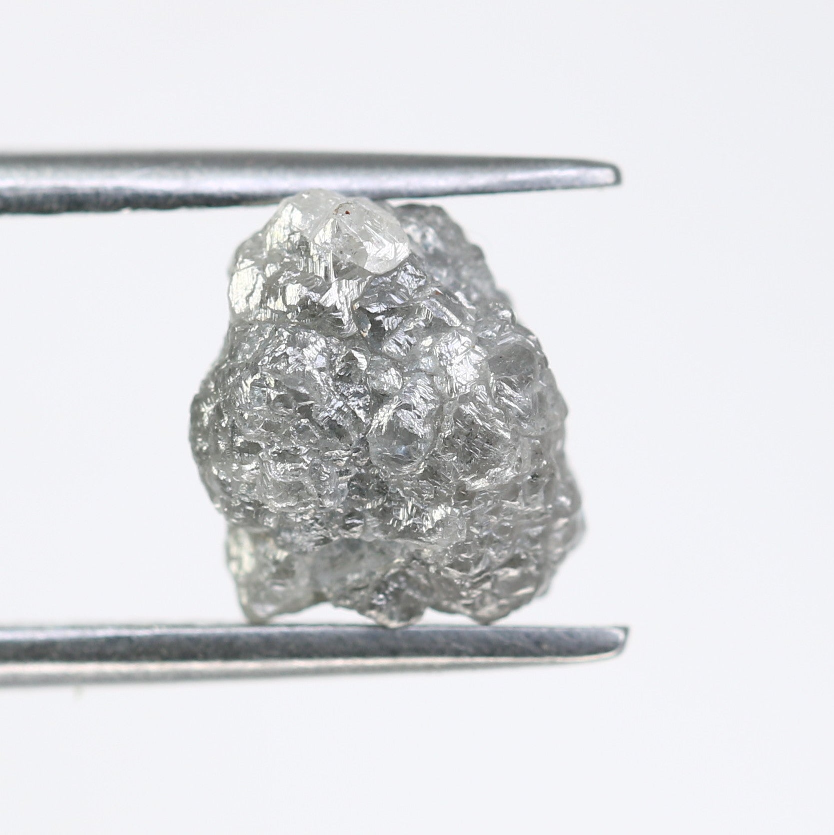 3.15 CT Raw Rough Grey Uncut Raw Diamond For Engagement Ring - JayKrishna Diamond