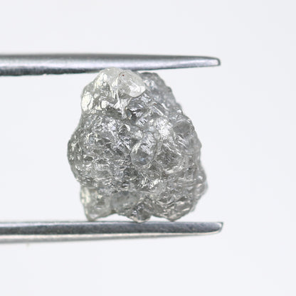 3.15 CT Raw Rough Grey Uncut Raw Diamond For Engagement Ring - JayKrishna Diamond