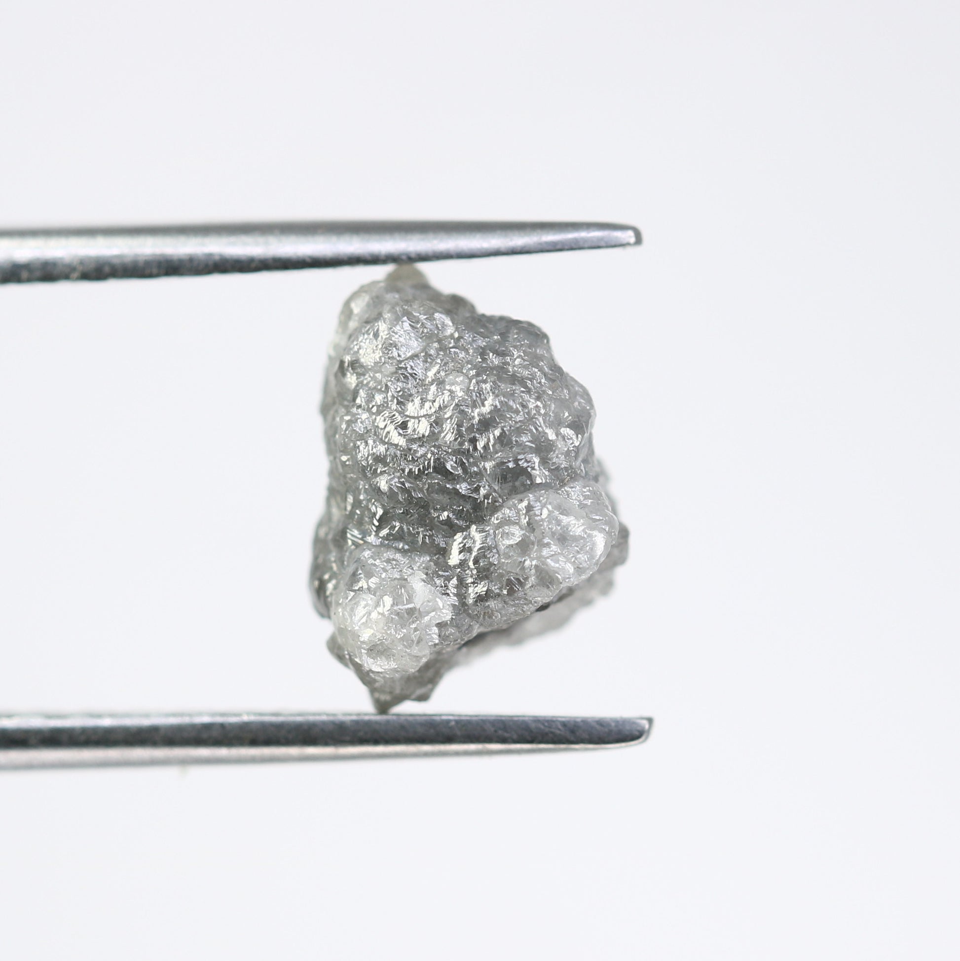 3.15 CT Raw Rough Grey Uncut Raw Diamond For Engagement Ring - JayKrishna Diamond