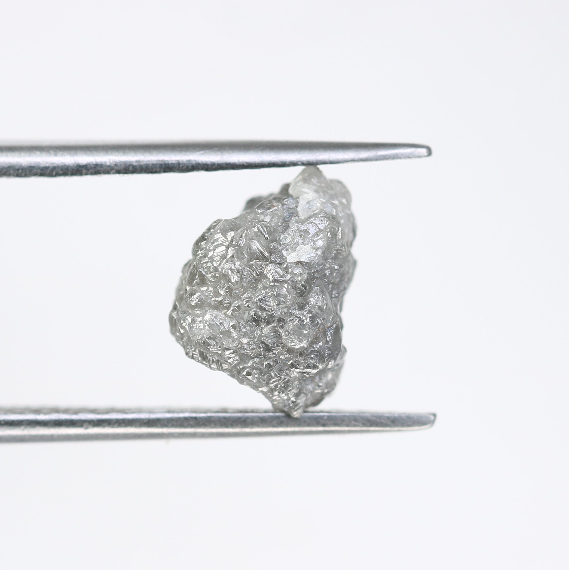 3.15 CT Raw Rough Grey Uncut Raw Diamond For Engagement Ring - JayKrishna Diamond