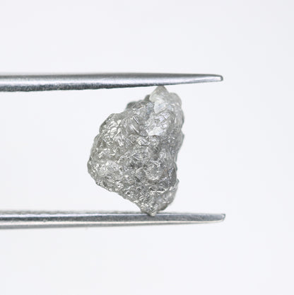 3.15 CT Raw Rough Grey Uncut Raw Diamond For Engagement Ring - JayKrishna Diamond