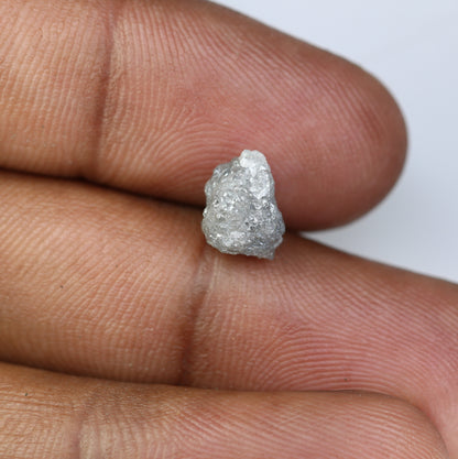 3.15 CT Raw Rough Grey Uncut Raw Diamond For Engagement Ring - JayKrishna Diamond