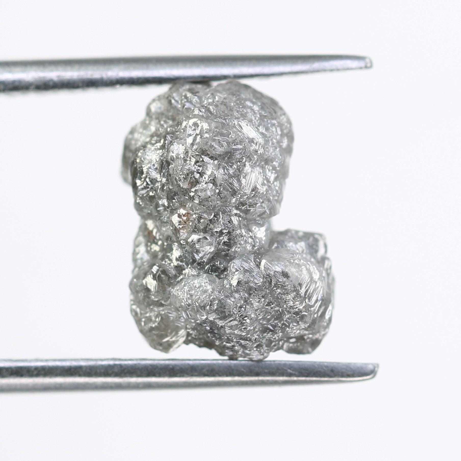 3.70 CT Grey Irregular Cut Raw Rough Diamond For Engagement Ring - JayKrishna Diamond