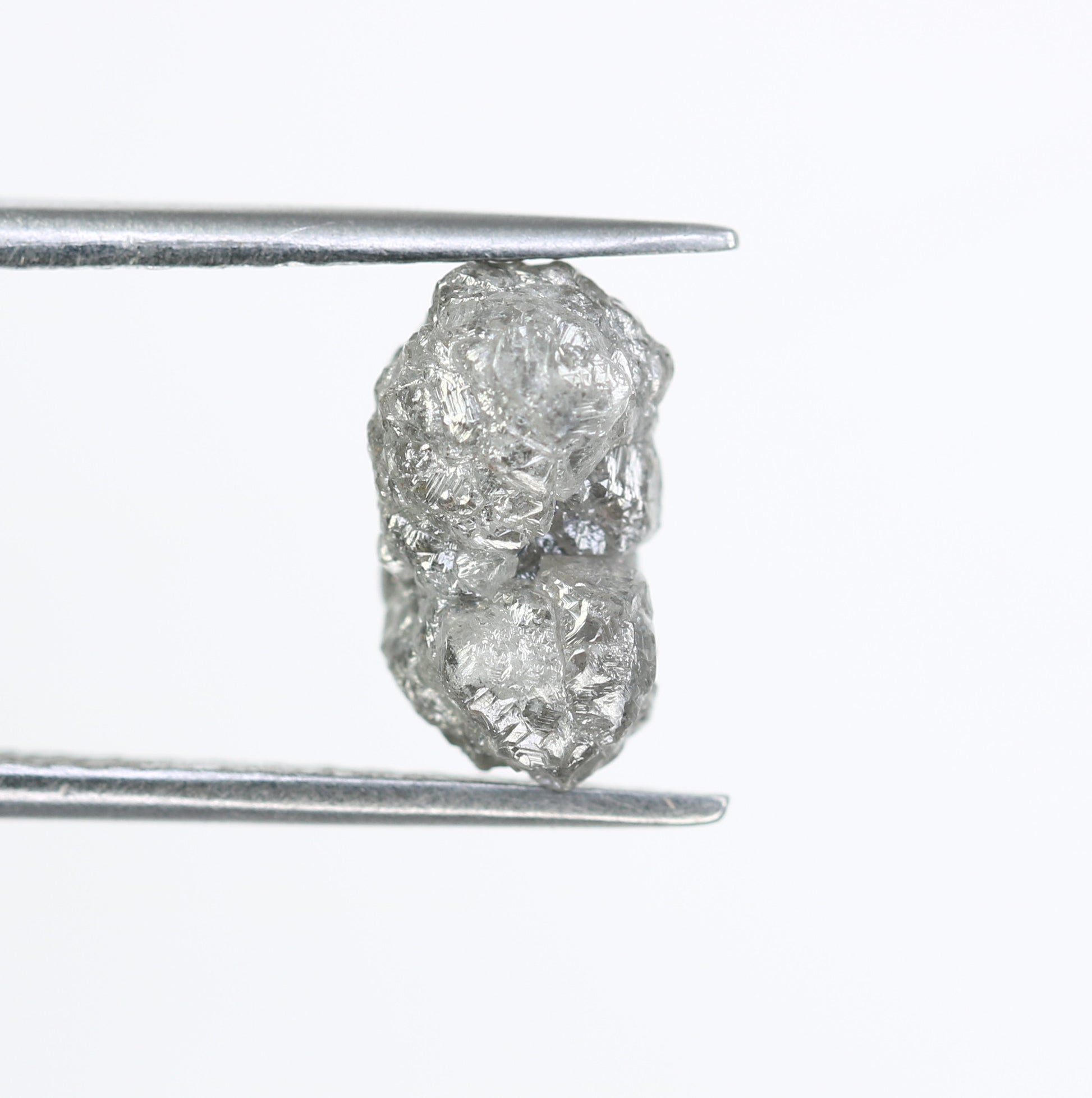 3.70 CT Grey Irregular Cut Raw Rough Diamond For Engagement Ring - JayKrishna Diamond