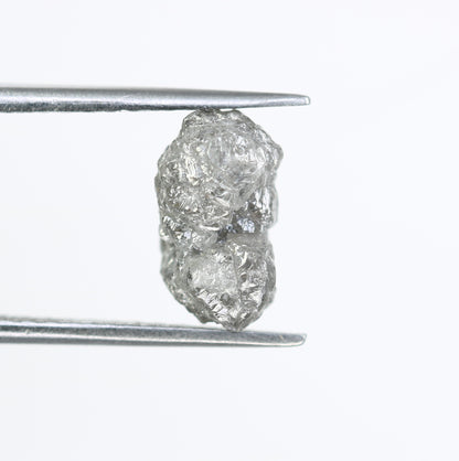 3.70 CT Grey Irregular Cut Raw Rough Diamond For Engagement Ring - JayKrishna Diamond