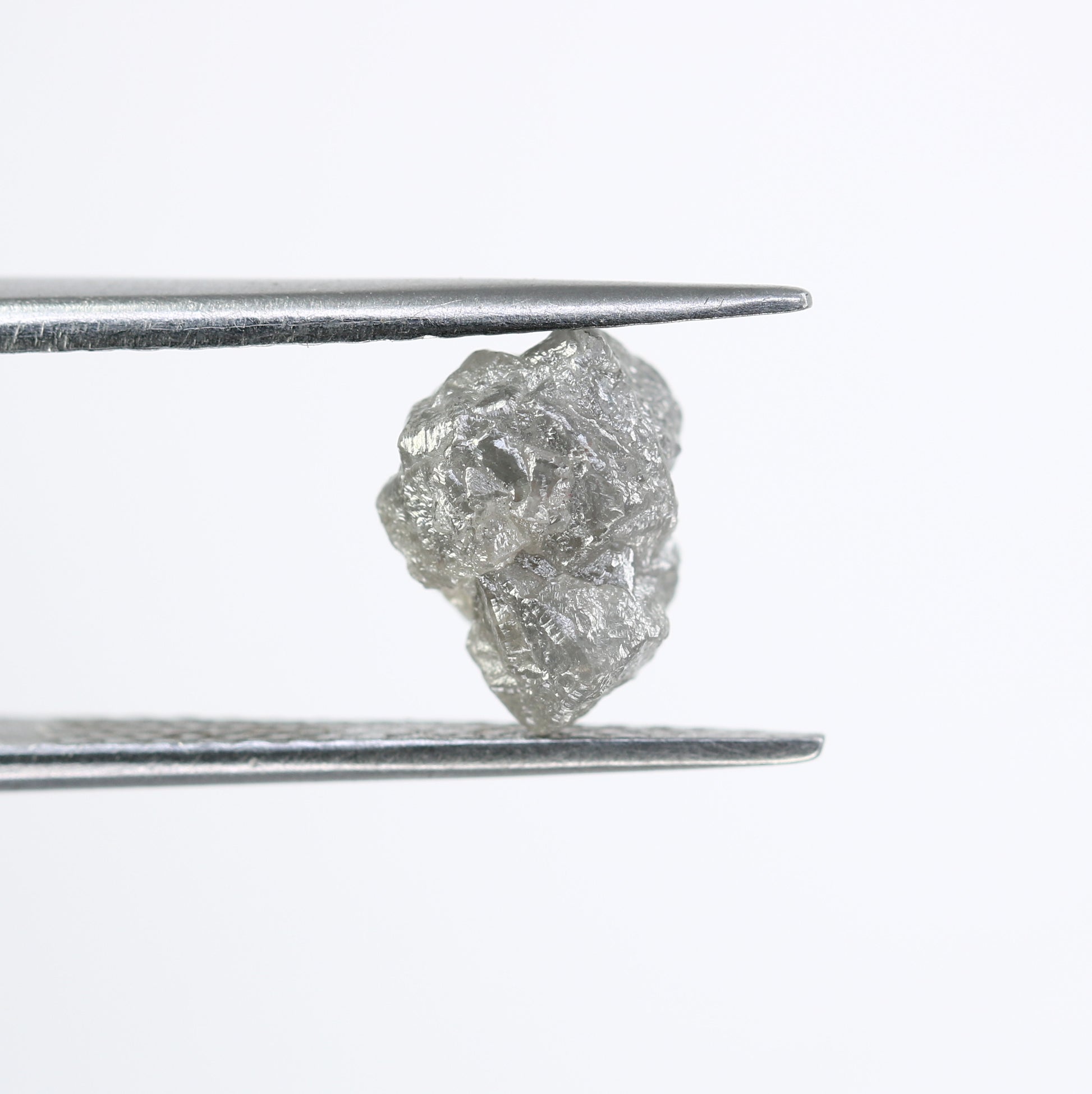 3.31 CT Grey Rough Irregular Cut Raw Diamond For Engagement Ring - JayKrishna Diamond