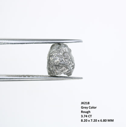 3.74 CT Grey Rough Raw Uncut Diamond For Engagement Ring - JayKrishna Diamond