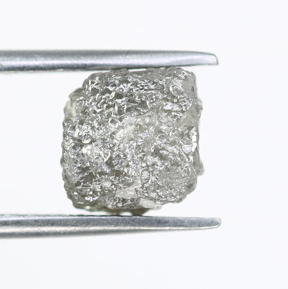 2.84 CT Irregular Cut Raw Grey Rough Diamond For Engagement Ring - JayKrishna Diamond