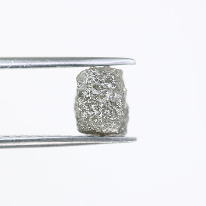 2.84 CT Irregular Cut Raw Grey Rough Diamond For Engagement Ring - JayKrishna Diamond