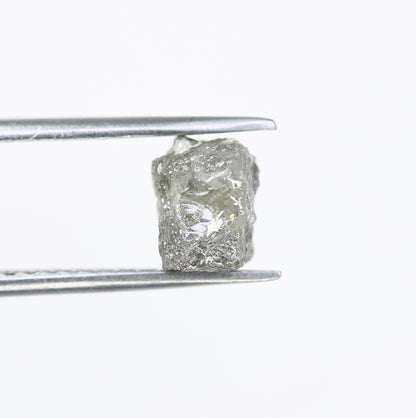 2.84 CT Irregular Cut Raw Grey Rough Diamond For Engagement Ring - JayKrishna Diamond