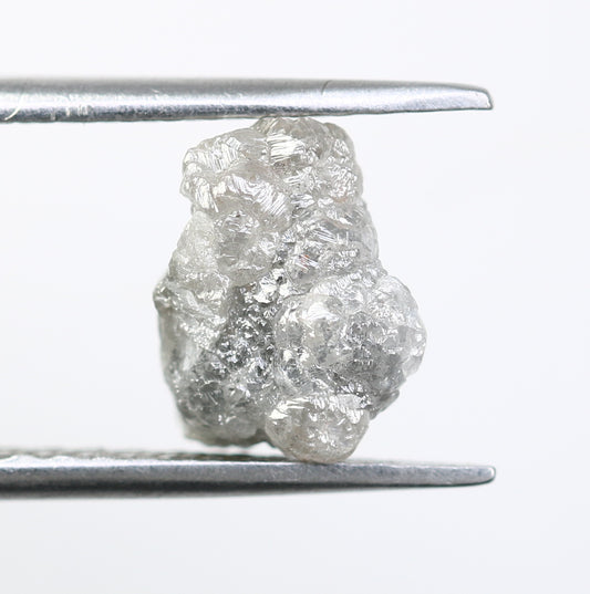 2.72 CT Grey Uncut Rough Raw Diamond For Engagement Ring - JayKrishna Diamond