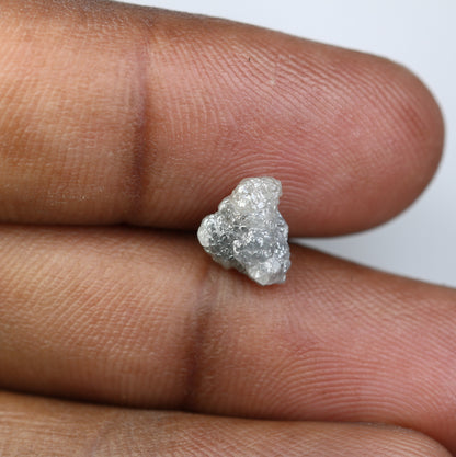 2.72 CT Grey Uncut Rough Raw Diamond For Engagement Ring - JayKrishna Diamond