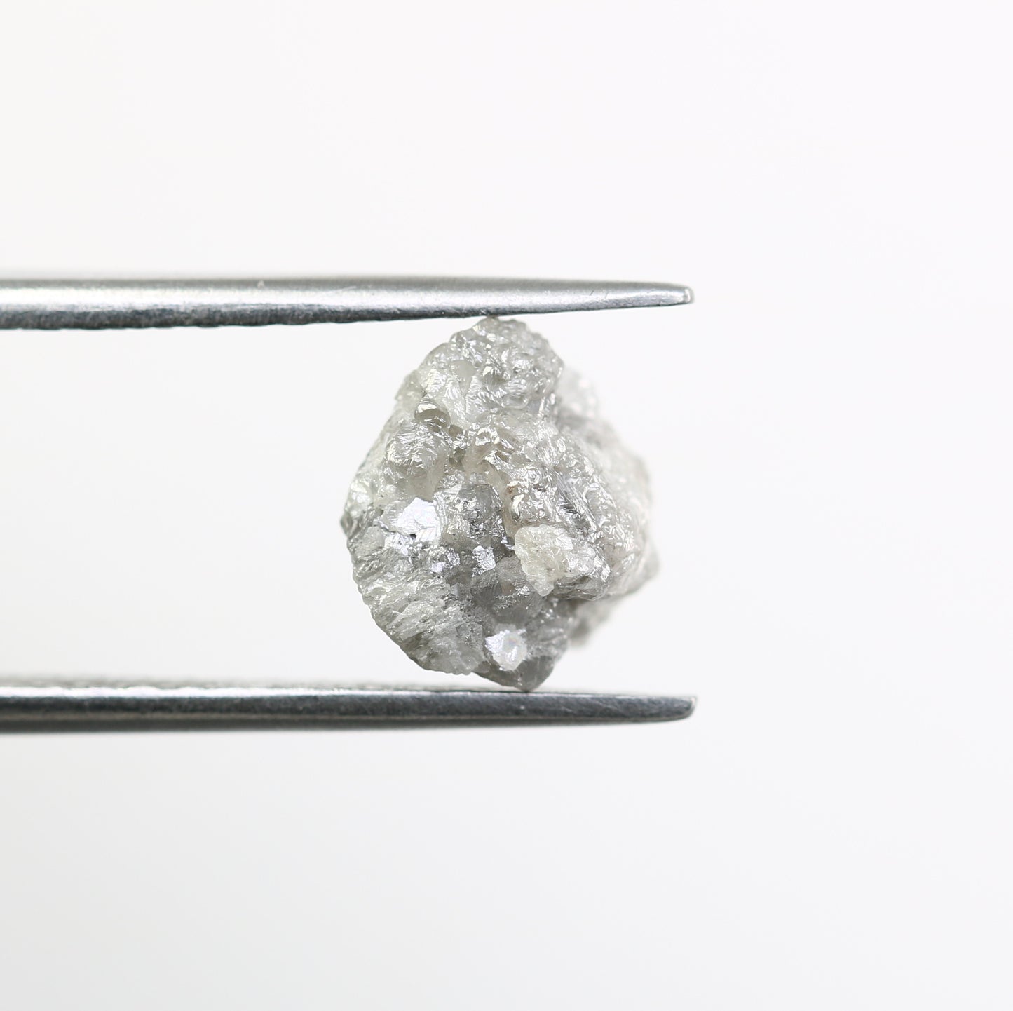 3.26 CT Uncut Rough Raw Grey Diamond For Engagement Ring - JayKrishna Diamond