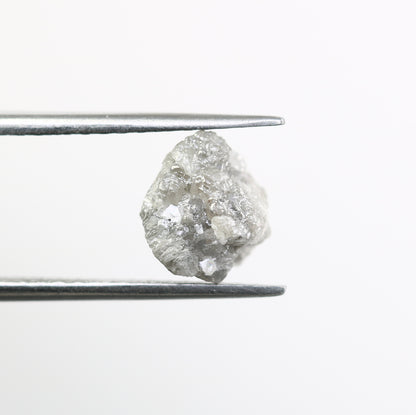 3.26 CT Uncut Rough Raw Grey Diamond For Engagement Ring - JayKrishna Diamond