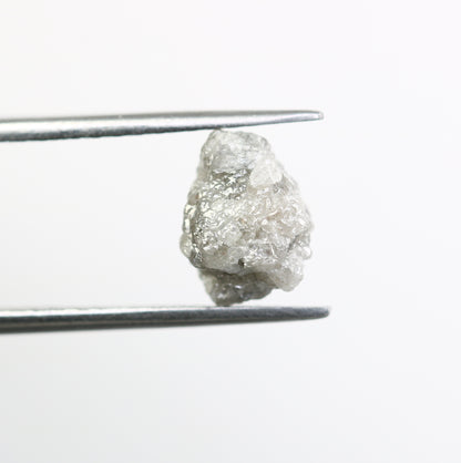 3.26 CT Uncut Rough Raw Grey Diamond For Engagement Ring - JayKrishna Diamond