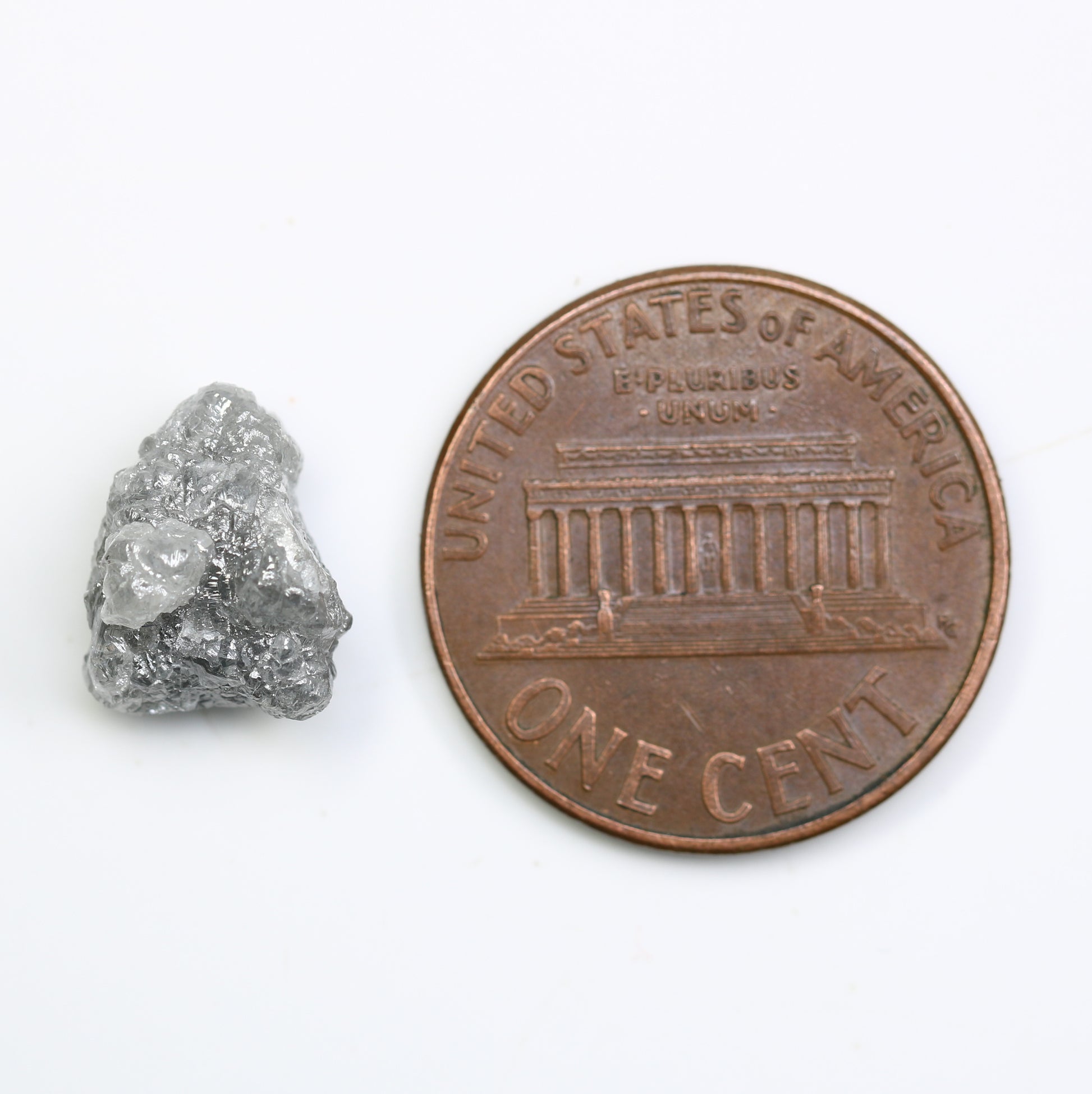 4.20 CT Grey Uncut Rough Raw Diamond For Engagement Ring - JayKrishna Diamond