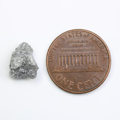 4.20 CT Grey Uncut Rough Raw Diamond For Engagement Ring - JayKrishna Diamond