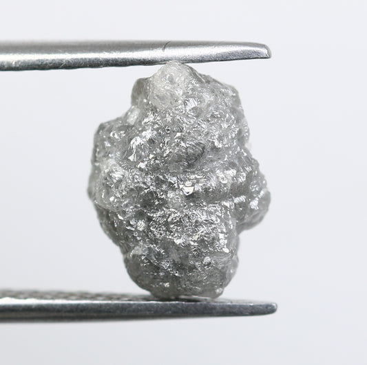 3.06 CT Grey Uncut Rough Raw Diamond For Engagement Ring - JayKrishna Diamond