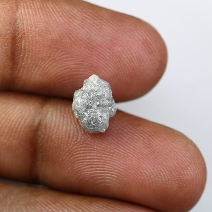 3.06 CT Grey Uncut Rough Raw Diamond For Engagement Ring - JayKrishna Diamond