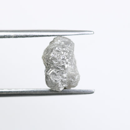2.68 CT Irregular Cut Rough Grey Raw Diamond For Engagement Ring - JayKrishna Diamond