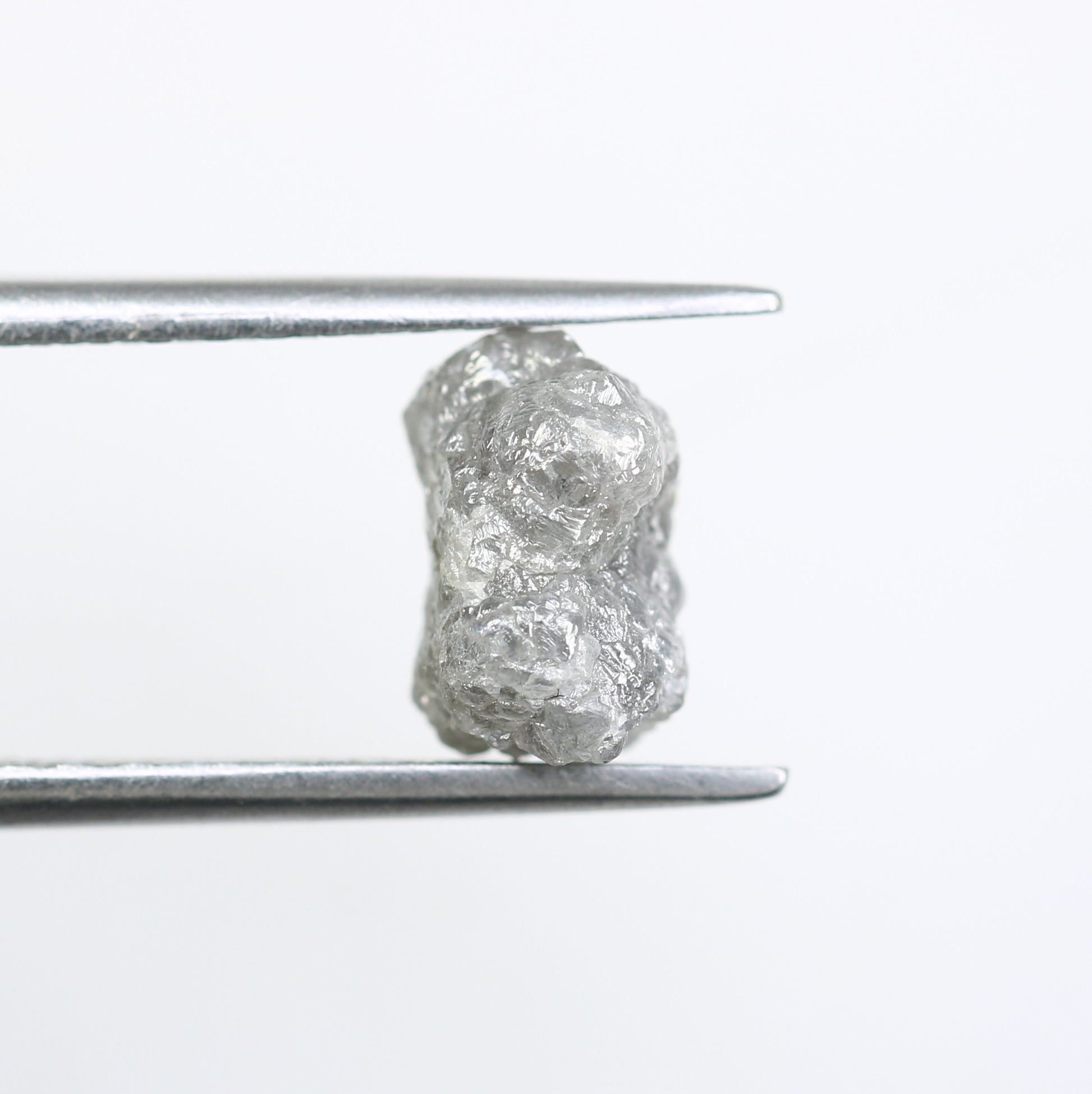 2.68 CT Irregular Cut Rough Grey Raw Diamond For Engagement Ring - JayKrishna Diamond