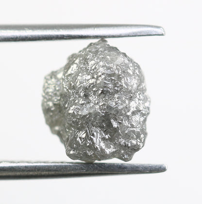 2.87 CT Raw Rough Grey Irregular Cut Diamond For Engagement Ring - JayKrishna Diamond