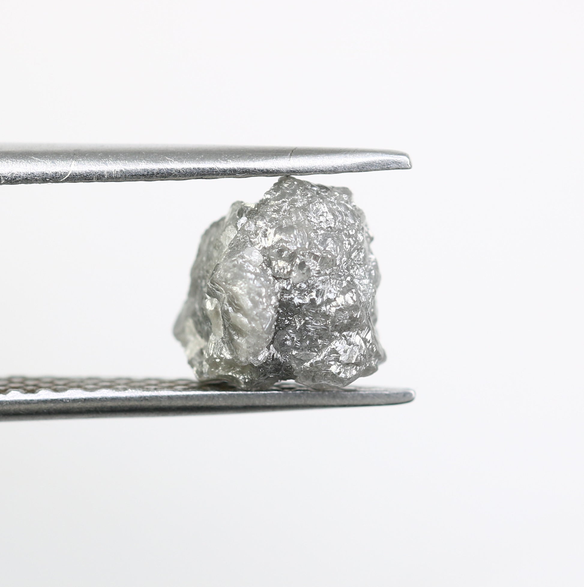 2.87 CT Raw Rough Grey Irregular Cut Diamond For Engagement Ring - JayKrishna Diamond
