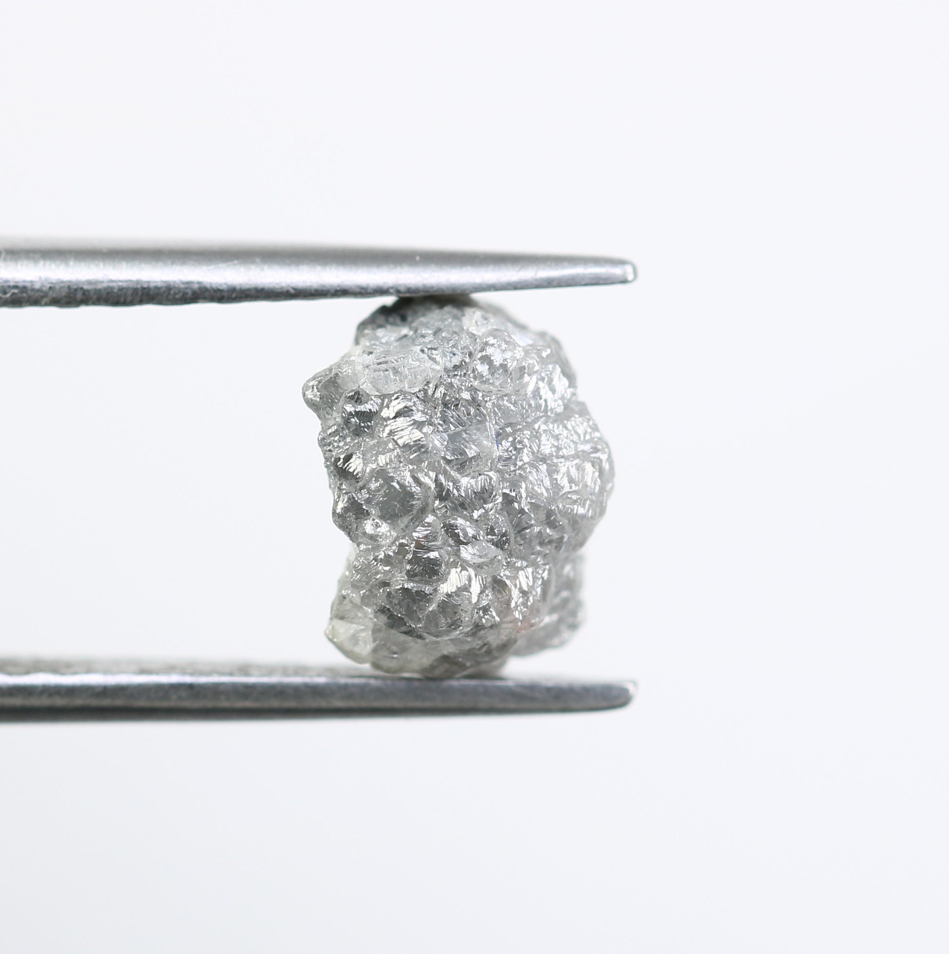 2.56 CT Rough Grey Irregular Cut Diamond For Engagement Ring - JayKrishna Diamond