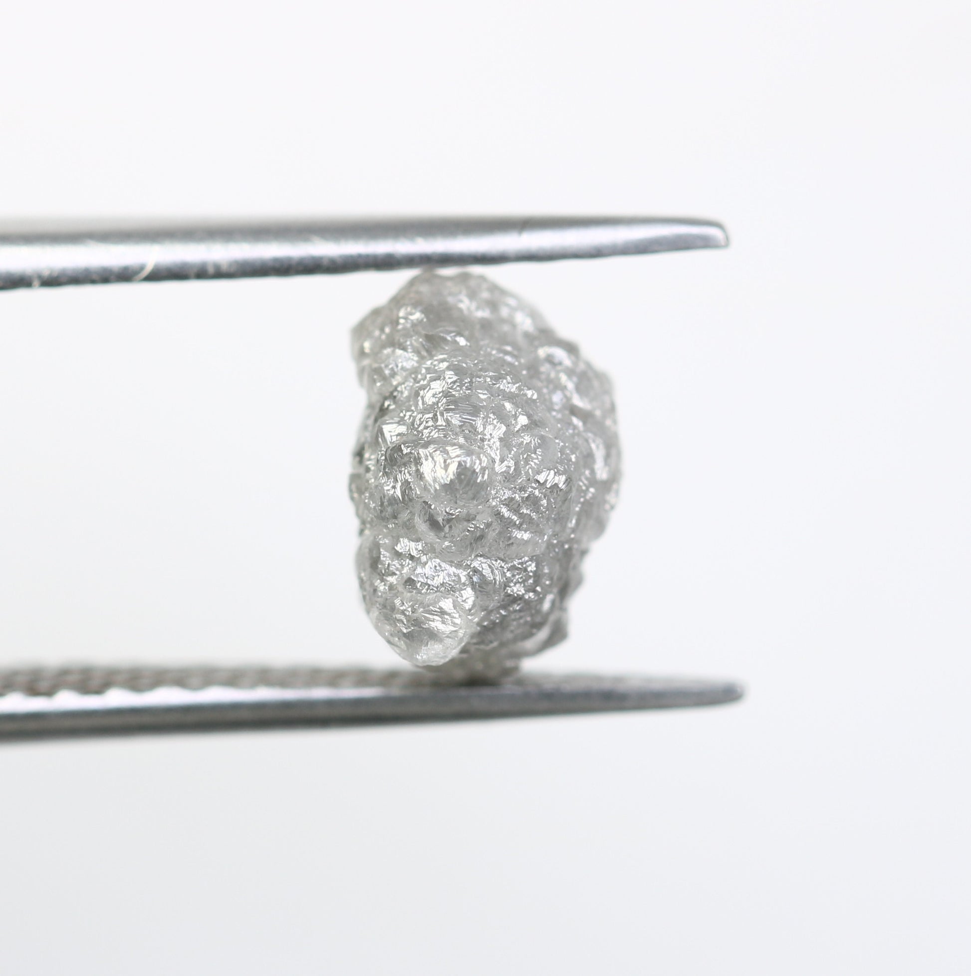 2.58 CT Irregular Cut Rough Grey Diamond For Engagement Ring - JayKrishna Diamond