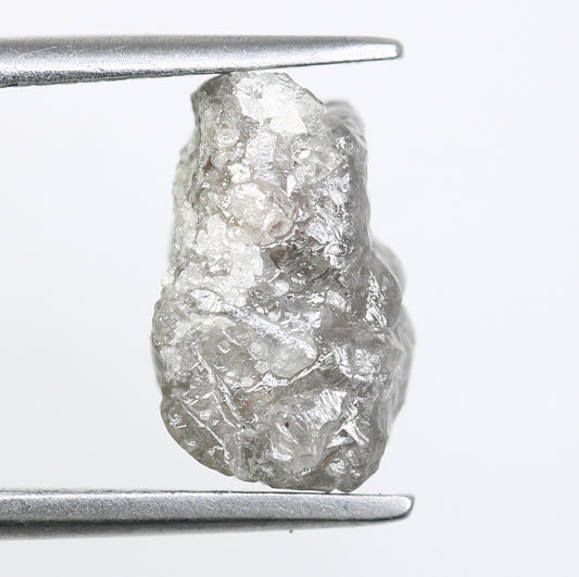 2.90 CT Grey Raw Rough Uncut Diamond For Engagement Ring - JayKrishna Diamond