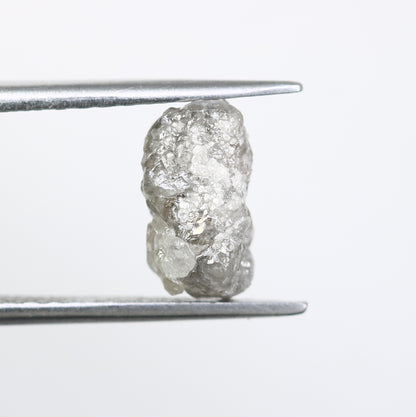 2.90 CT Grey Raw Rough Uncut Diamond For Engagement Ring - JayKrishna Diamond