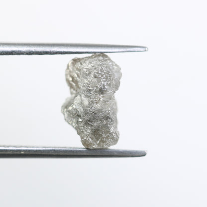 2.78 CT Grey Raw Rough Irregular Cut Diamond For Engagement Ring - JayKrishna Diamond