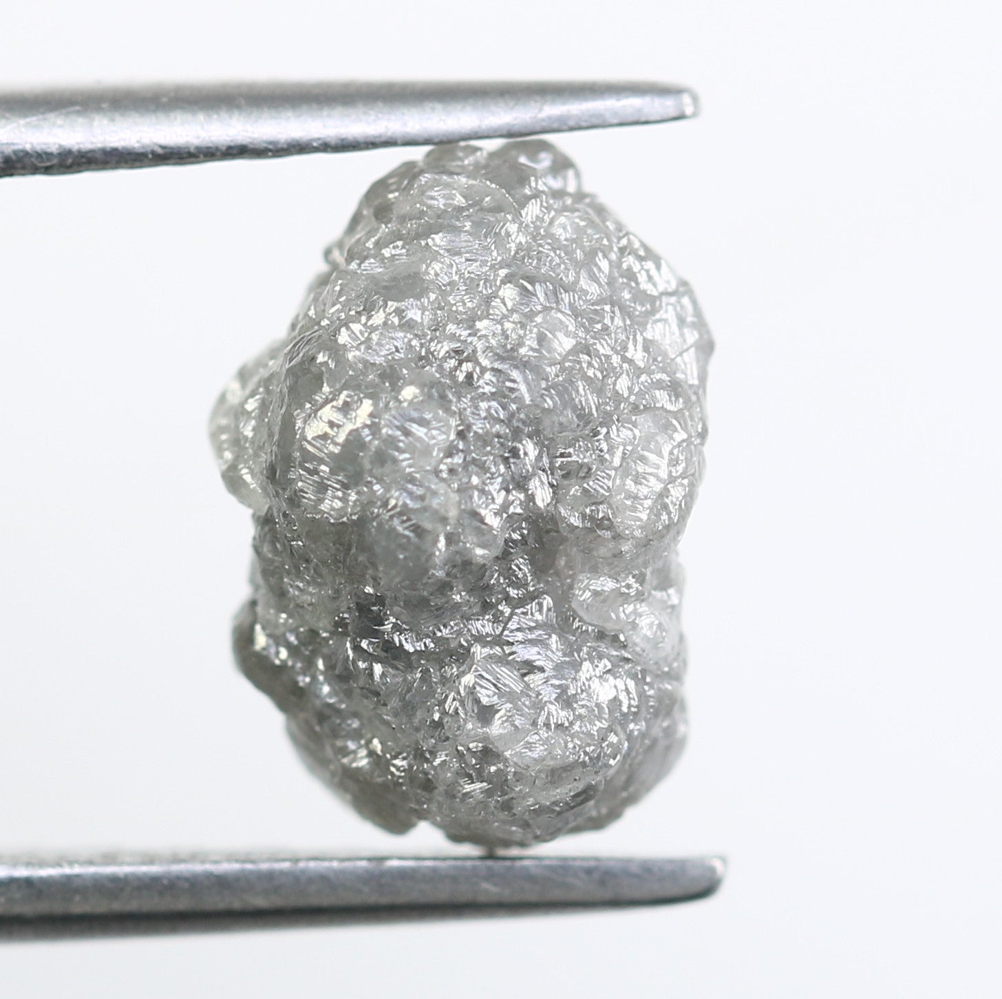 2.32 CT Irregular Cut Grey Raw Rough Diamond For Engagement Ring - JayKrishna Diamond