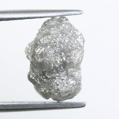 2.32 CT Irregular Cut Grey Raw Rough Diamond For Engagement Ring - JayKrishna Diamond