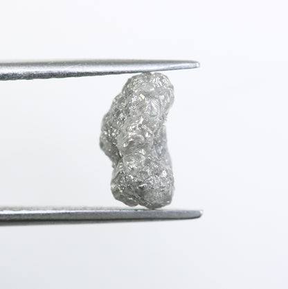 2.32 CT Irregular Cut Grey Raw Rough Diamond For Engagement Ring - JayKrishna Diamond