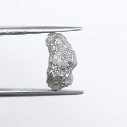 2.32 CT Irregular Cut Grey Raw Rough Diamond For Engagement Ring - JayKrishna Diamond
