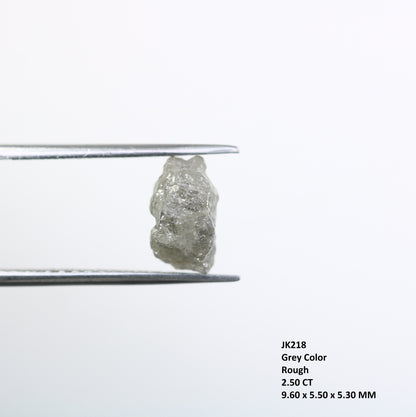 2.50 CT Grey Raw Rough Irregular Cut Diamond For Engagement Ring - JayKrishna Diamond