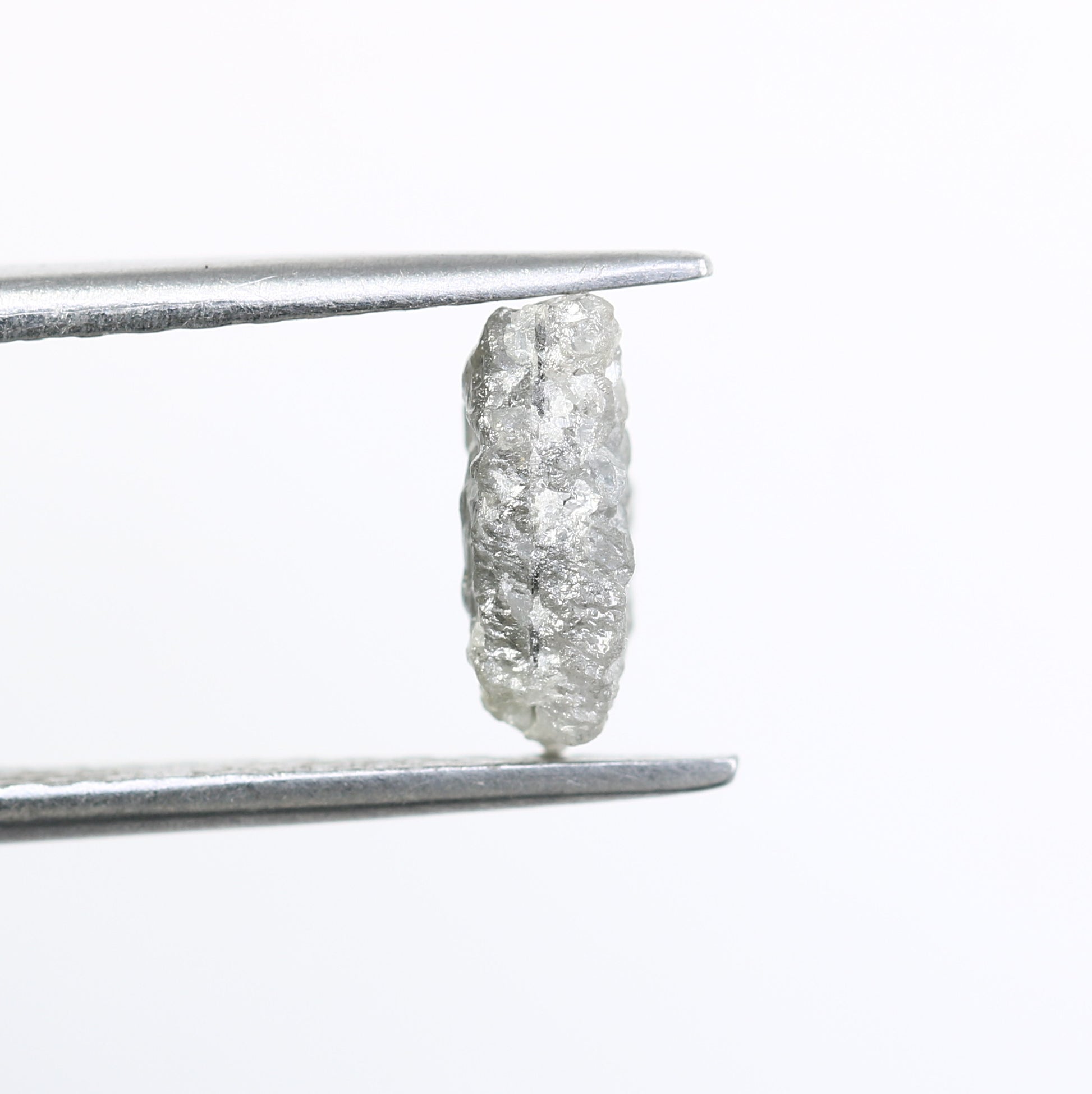 1.72 CT Rough Uncut Grey Raw Diamond For Engagement Ring - JayKrishna Diamond