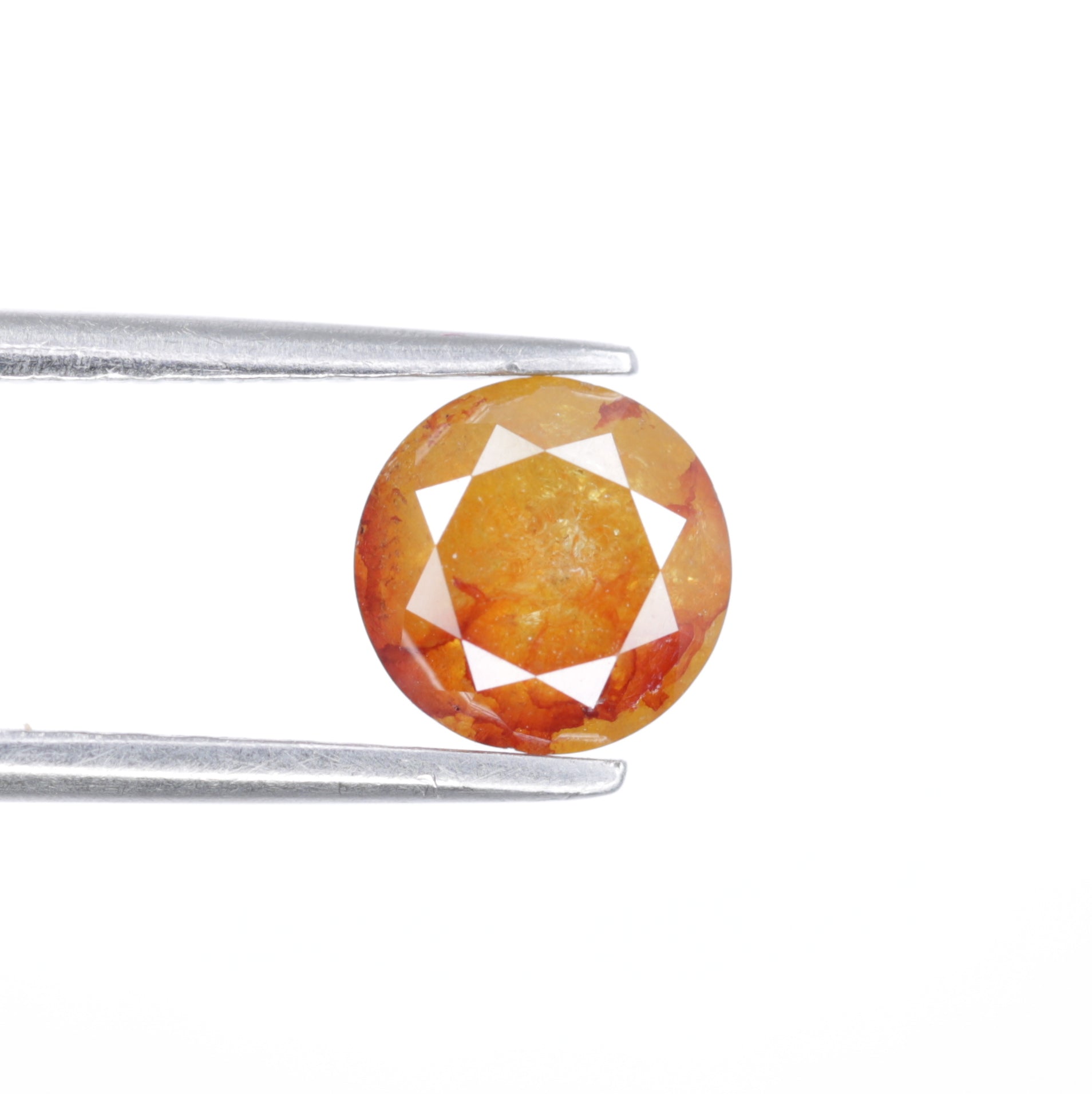 1.28 CT Natural Peach Round Brilliant Cut Diamond For Promise Ring - JayKrishna Diamond