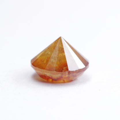 1.28 CT Natural Peach Round Brilliant Cut Diamond For Promise Ring - JayKrishna Diamond