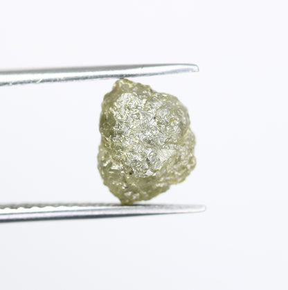4.70 CT Light Green Rough Uncut Diamond For Engagement Ring - JayKrishna Diamond