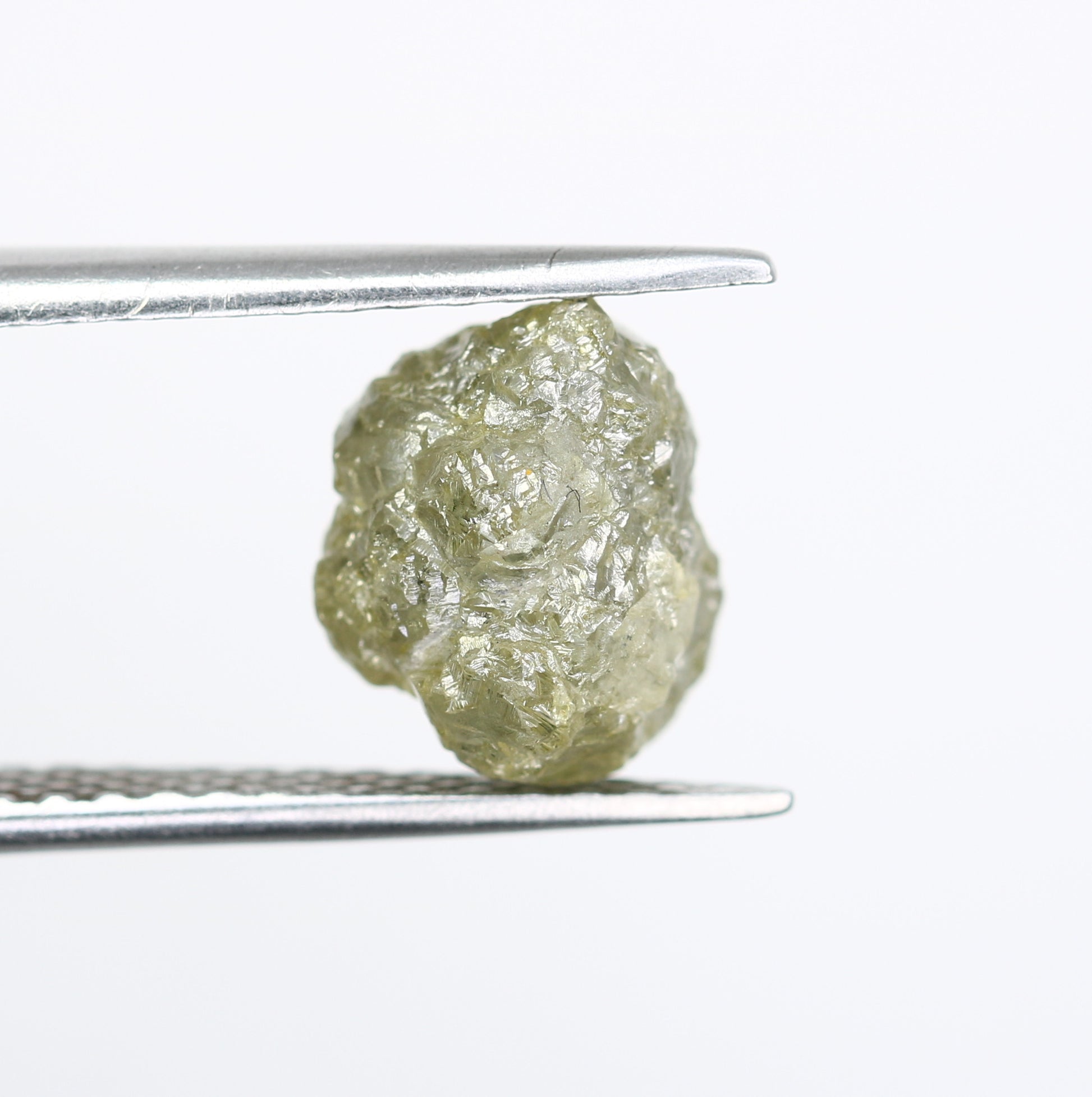 4.70 CT Light Green Rough Uncut Diamond For Engagement Ring - JayKrishna Diamond